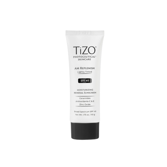 TIZO AM Replenish Lightly Tinted Mineral Sunscreen SPF 40